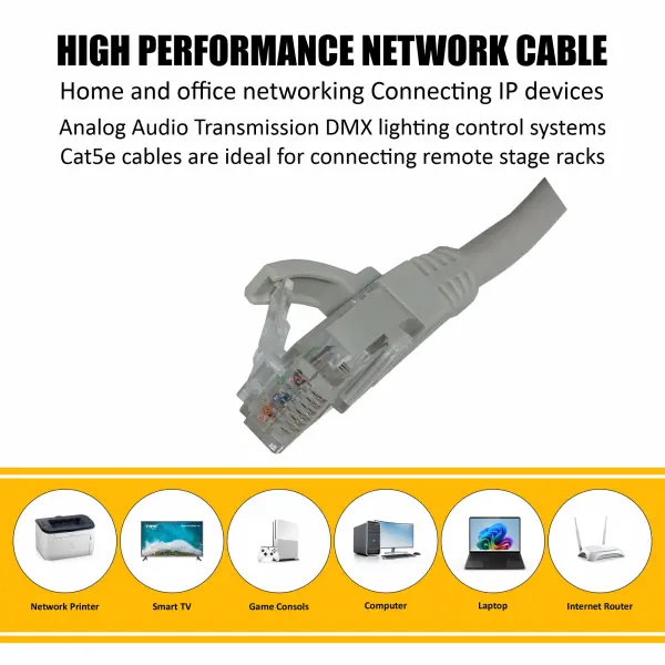 HRJ5ELU10 CAT5 Shielded RJ45 Network Cable 10 Meter
