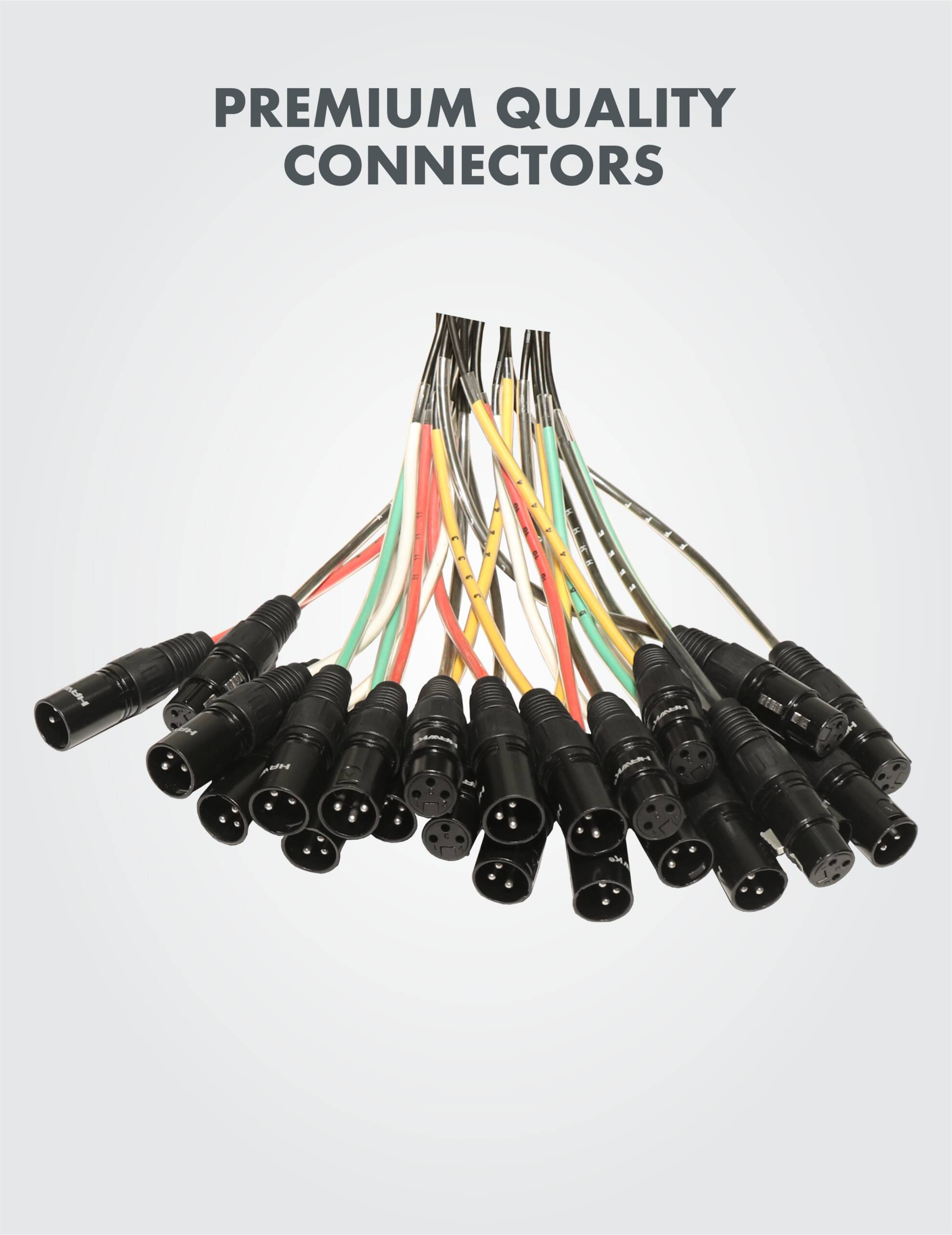 Hawk HSS1608LU30 24 channel snake cable with stage box 30 meters
