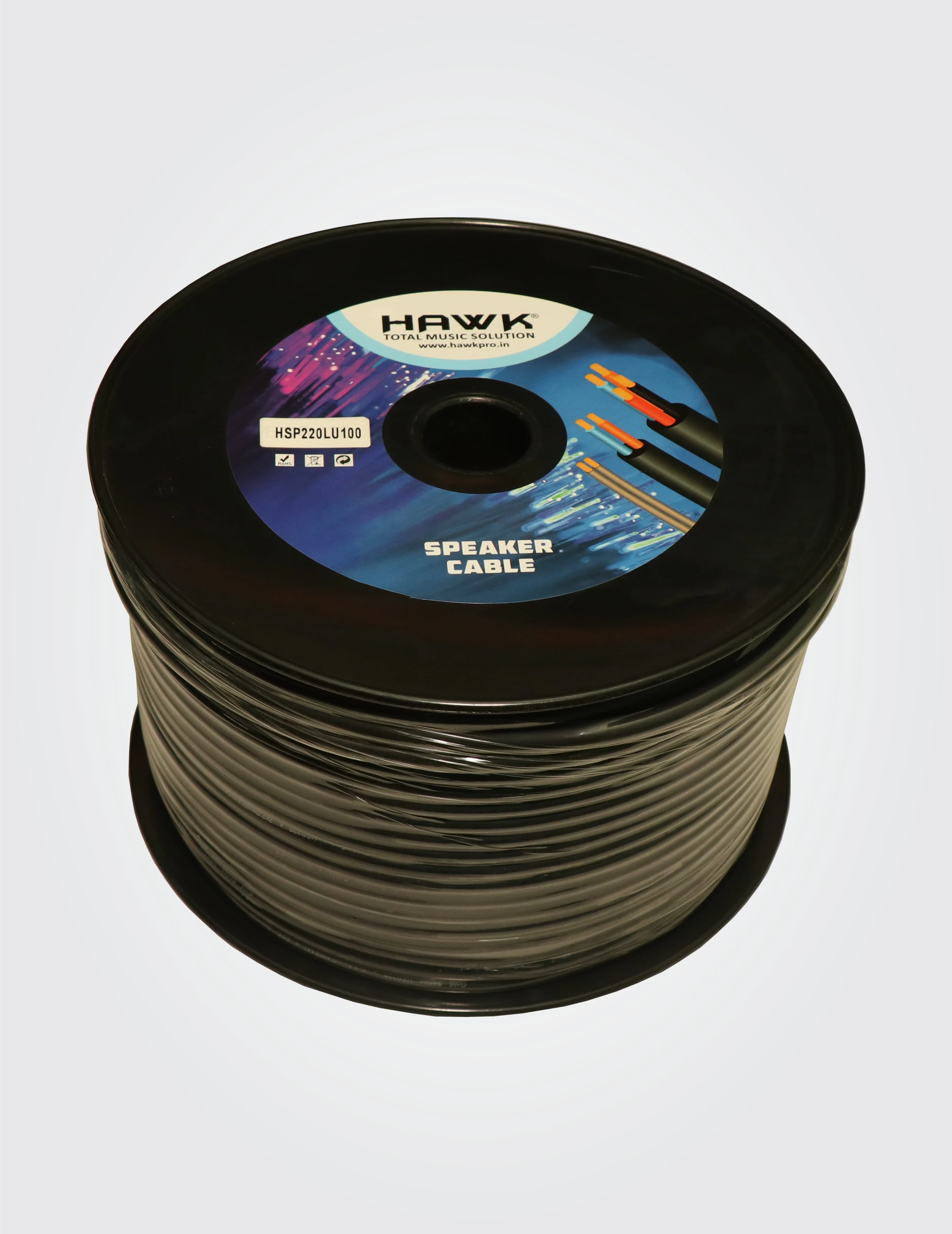Hawk HSP220LU100, 2.00 sq mm 2 core speaker cable