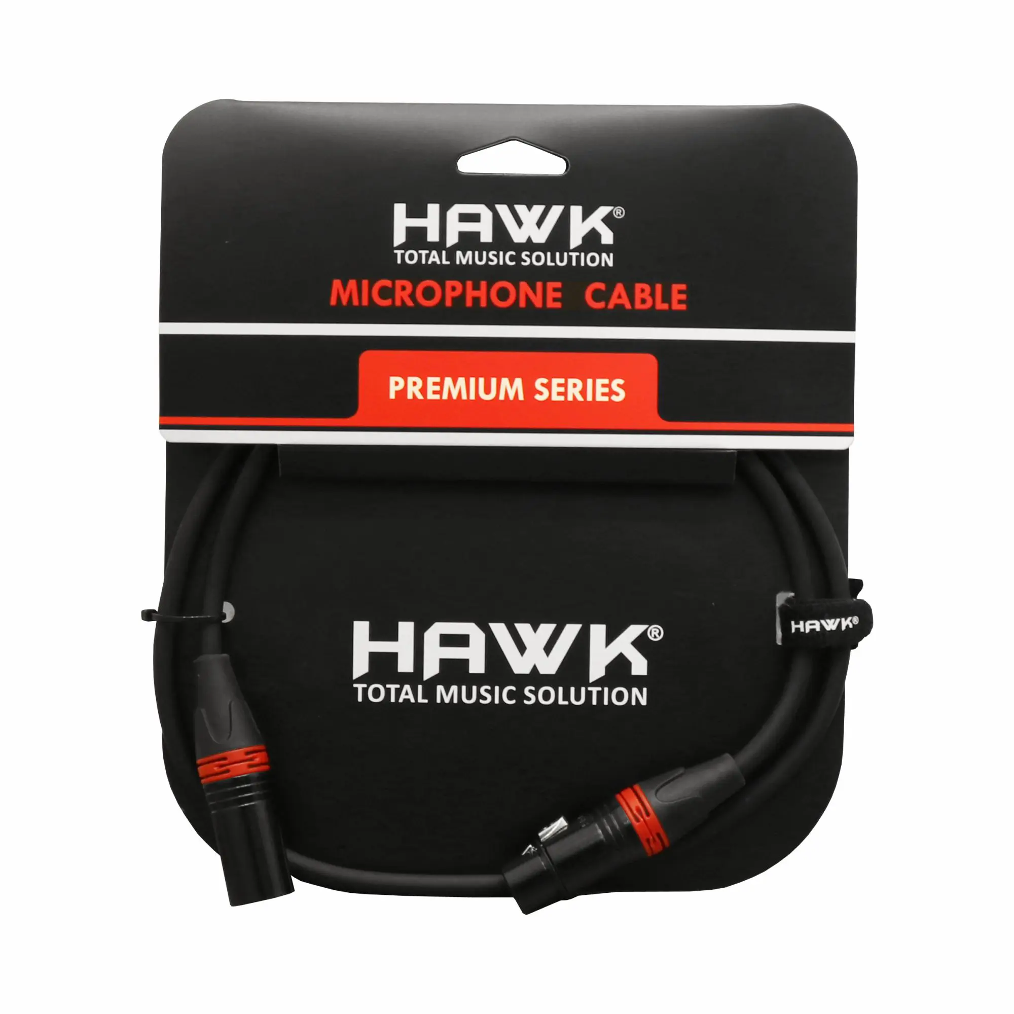 HXFPLU01- Premium Series Microphone Cable With Hawk Connector 1M