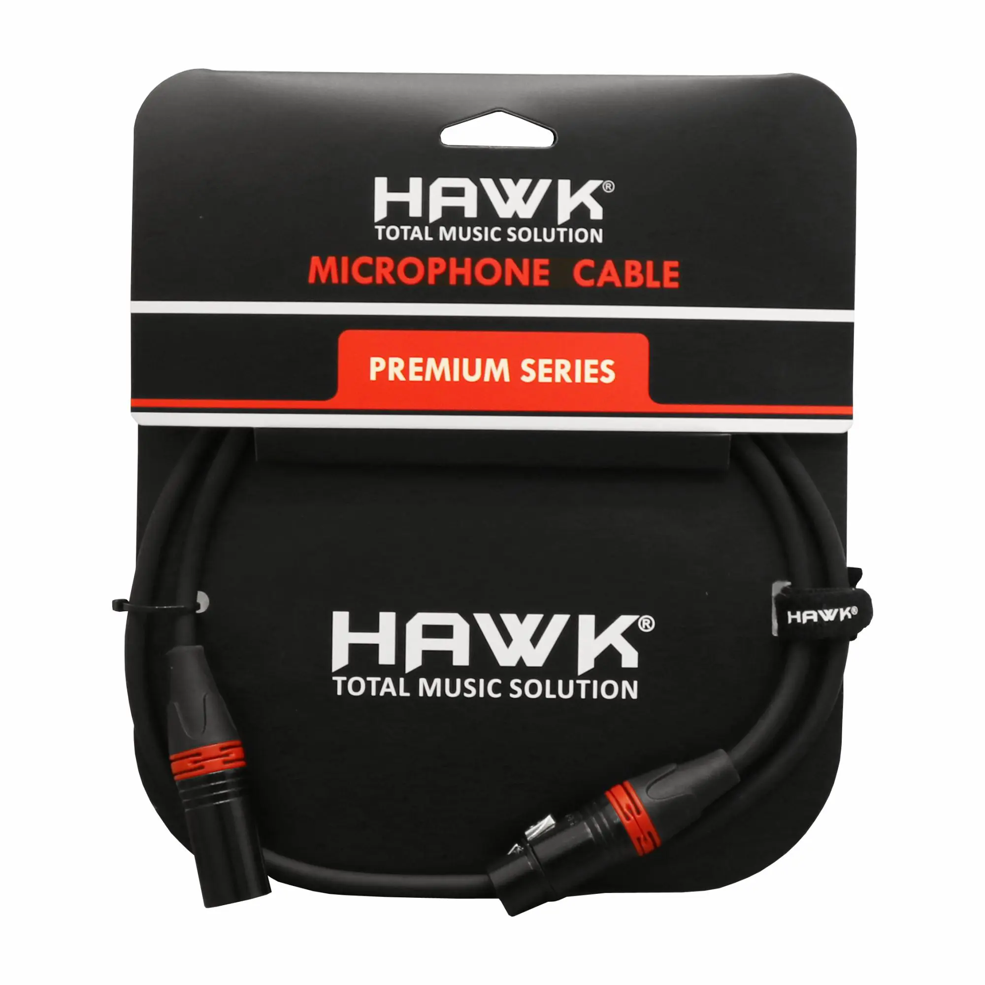 Hawk HXFPLU02 Premium Series microphone cable with Hawk XLR connectors, 2 metres