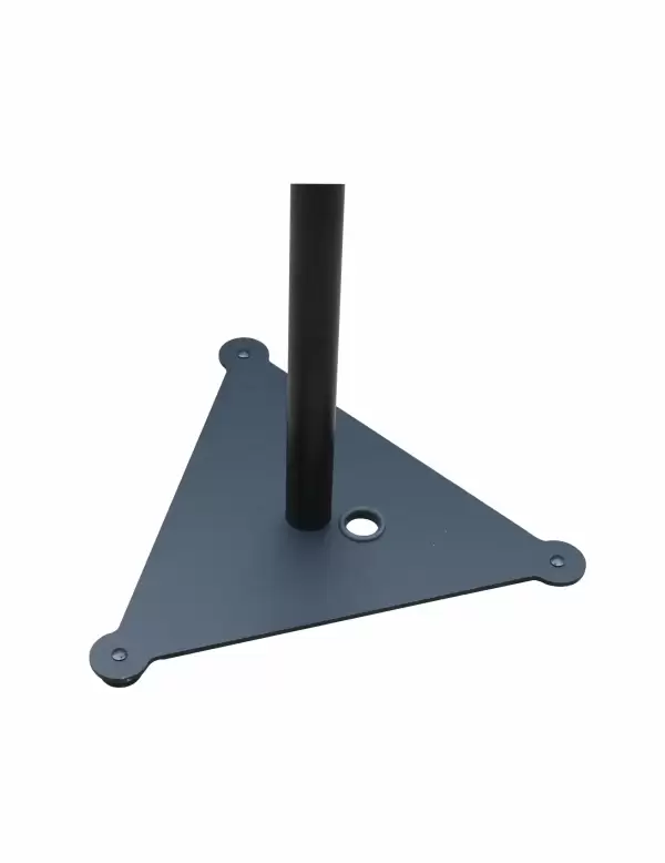 HAWK HMPS200 Adjustable Studio Monitor Stand Pair with Floor Spikes and Rubber Feet