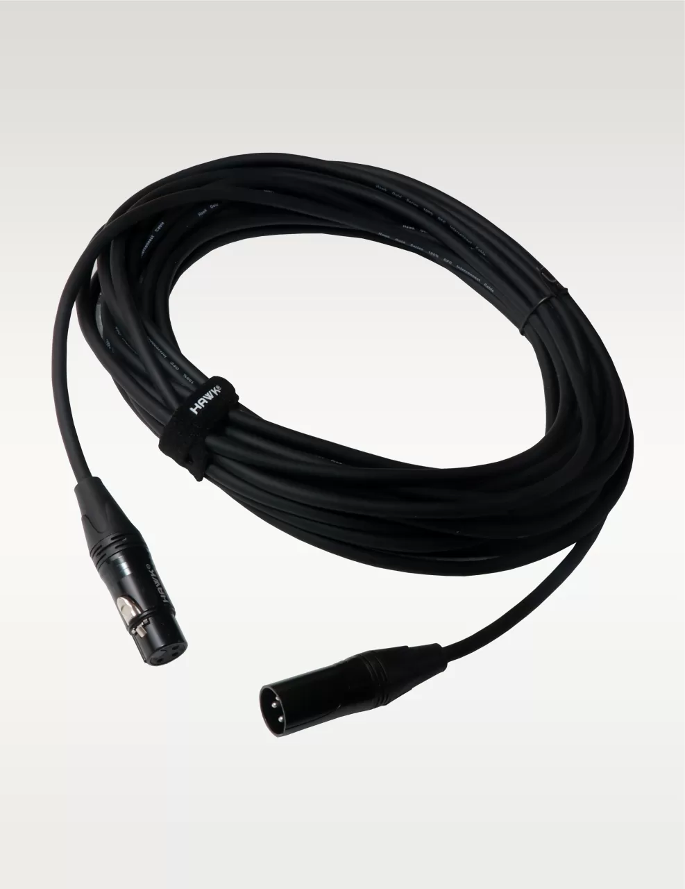 SXFG-033 Gold Series XLR Male to XLR Female With Cable Tie,10 Meters, Balanced Cable
