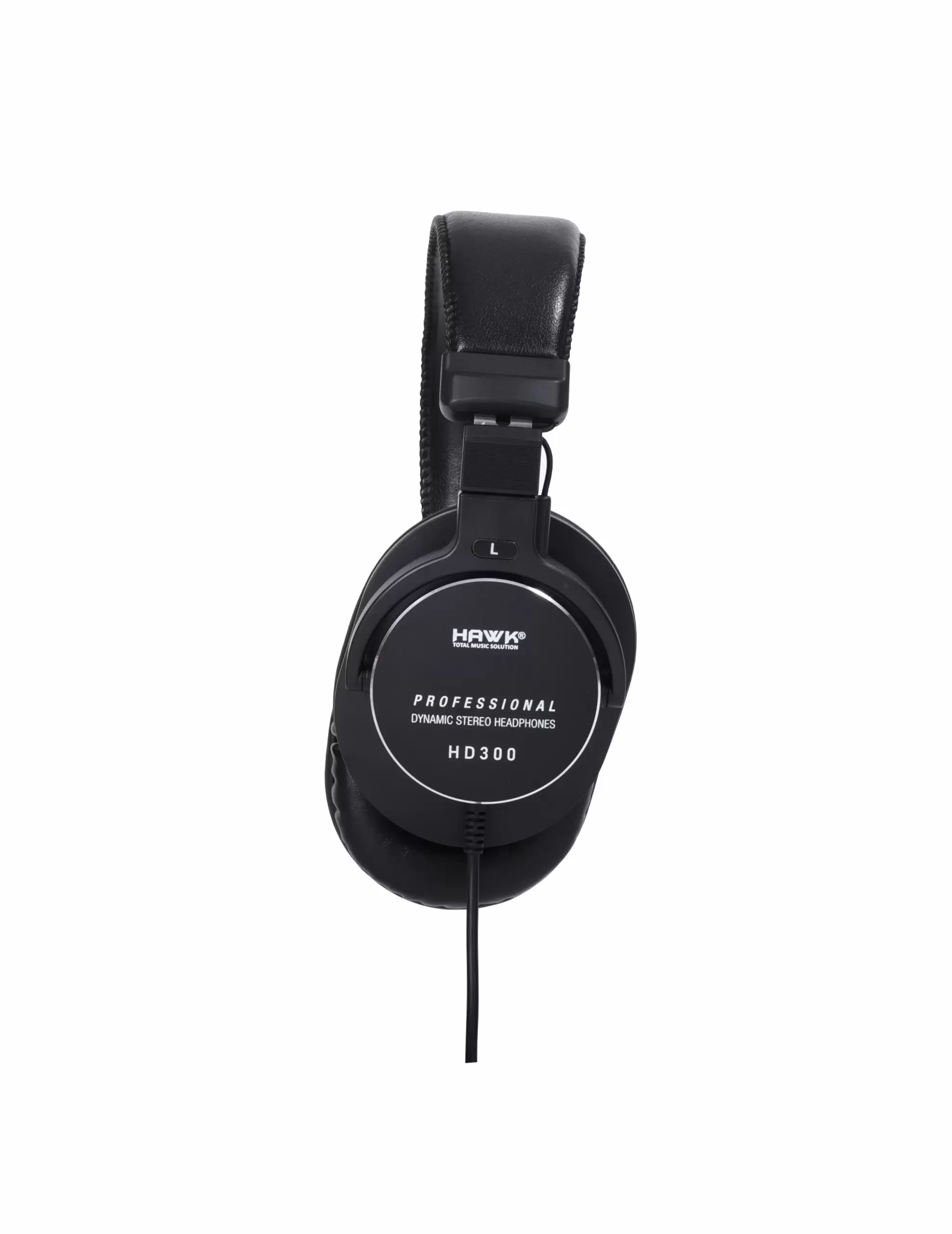 Hawk HD300 professional dynamic stereo headphones with 50 mm drivers and 3 metre cable