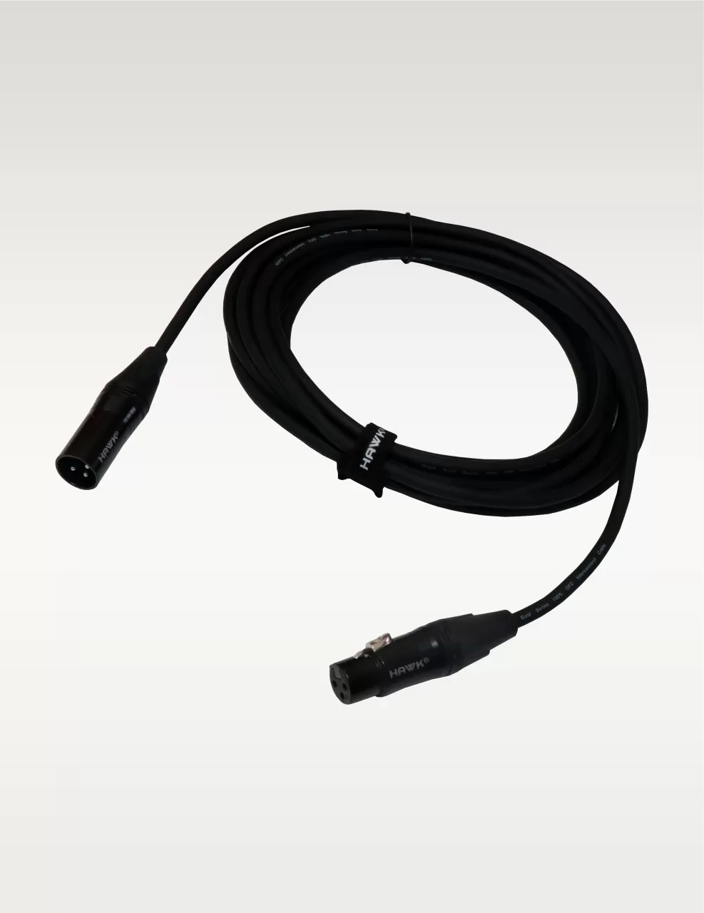 SXFG-016 Gold Series XLR Male to XLR Female With Cable Tie, 5 Meters, Balanced Cable
