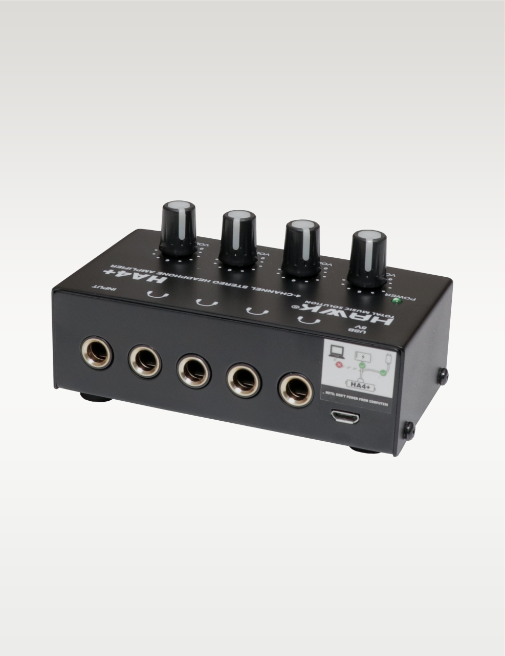 ISK HA300 4 Canales Stereo Amplificador Auricular